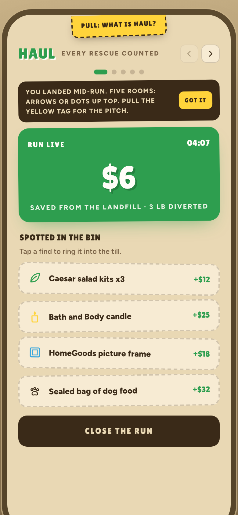 HAUL, the live app built for Ashley P
